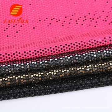 82% Poly 10% Lurex 8% Spandex Punching Fancy Tejidos Con Lurex Tissu